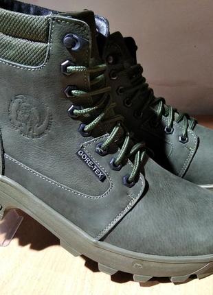 Мужские стилиные ботинки мужская кожаная обувь мужская зимняя обувь diesel3 фото