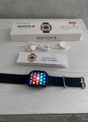 Смарт часы smart watch 8 ultra3 фото
