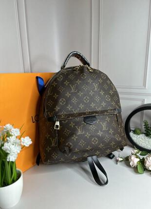 Жіночий стильний рюкзак louis vuitton palm springs mini  ⁇  місткий портфель луї віттон