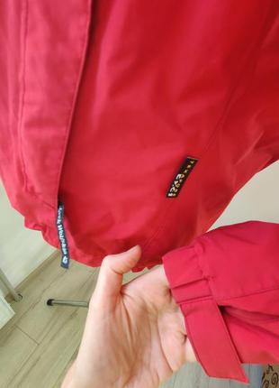 Куртка мужская красная jack wofskin l размер (40-42)10 фото
