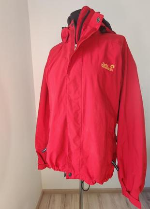 Куртка мужская красная jack wofskin l размер (40-42)1 фото