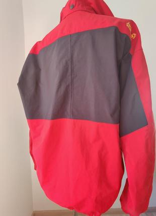 Куртка мужская красная jack wofskin l размер (40-42)9 фото