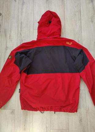 Куртка мужская красная jack wofskin l размер (40-42)2 фото