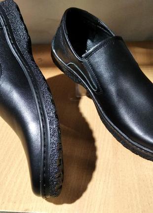 Мужские кожаные туфли мужская комфортная обувь2 фото
