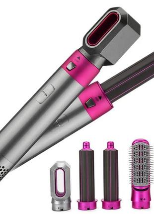 Стайлер 5в1 hot air styler для различных типов волос с функциями придания объема, выпрямления, укладки8 фото