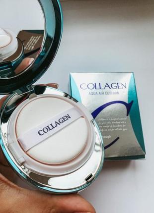 Enough collagen aqua air cushion увлажняющий кушон на основе коллагена2 фото