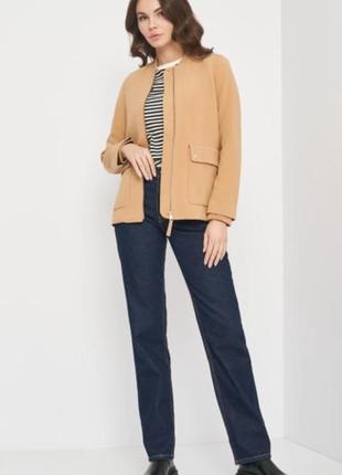Бомбер h&amp;m у карамельному кольорі р 40