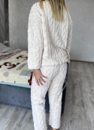 Теплая пижама, пижама зима, пижама махровая10 фото