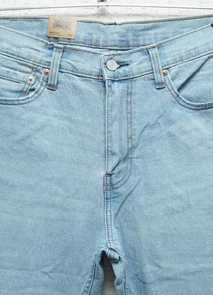 Мужские джинсы levi's светло-голубого цвета.3 фото