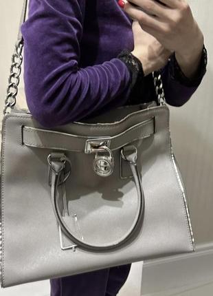 Michael kors hamilton tote сумка6 фото