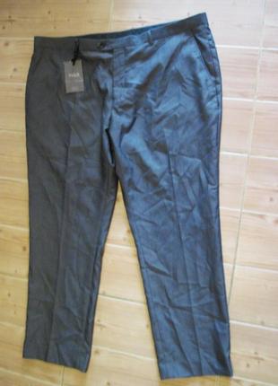 Новые серые брюки "williams& brown" w 44 l 29 невысокий рост.1 фото
