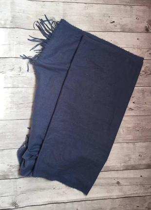 Однотонний кашеміровий шарф кашемір теплий плед2 фото