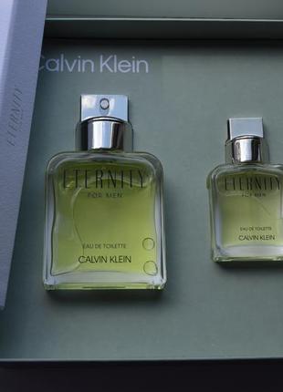 Набор calvin klein eternity for men, туалетная вода, 100 мл+30 мл новый