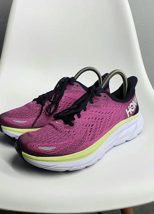 Кроссовки оригинал hoka one one clifton 8 40.5 размер 120