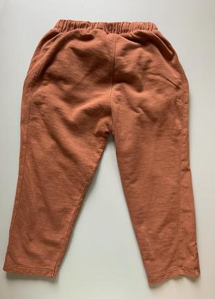 Zara 104 бордовые 3 штаны 4 брюки зара стильные повседневные2 фото