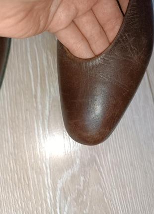 Туфли франция из натуральной кожи4 фото