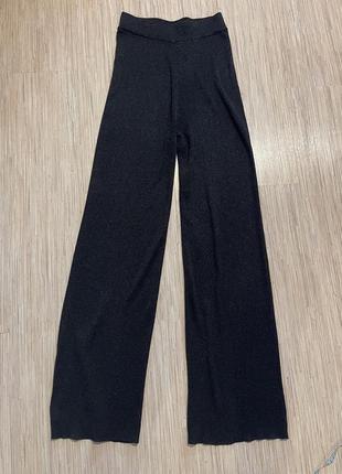 Трикотажні широкі брюки h&amp;m xs1 фото
