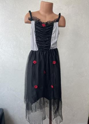 Карнавальное платье на хэ́ллоуи́н, halloween рост 140-152 см