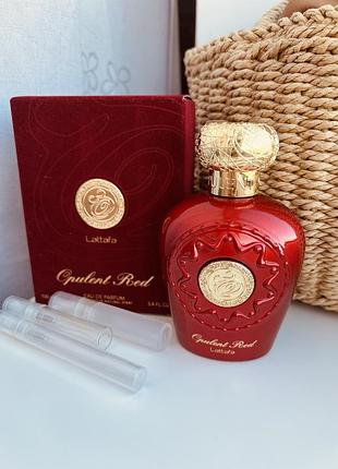 5мл (10грн-1мл) lattafa perfumes opulent red делюсь оригинал распил аромата затест распил