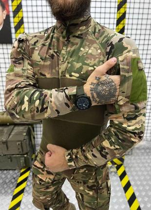 Військова форма зсу, тактичний бойовий комплект одягу g3 - колір мультикам з комплектом захисту, розмір m-2xl5 фото