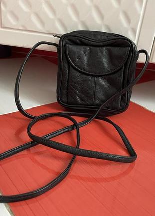 Шикарная кожаная сумка genuine leather кроссбоди/кожа /через плечо