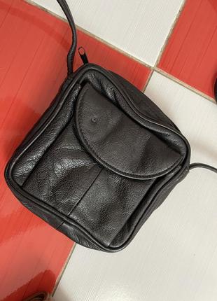 Шикарная кожаная сумка genuine leather кроссбоди/кожа /через плечо4 фото