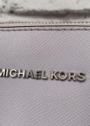 Кожаная сумка с боковыми карманами michael kors оригинал3 фото