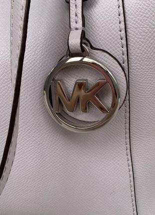 Кожаная сумка с боковыми карманами michael kors оригинал4 фото