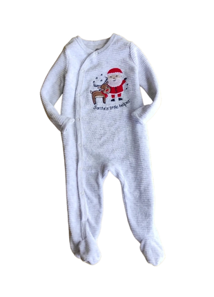 Велюровый человечек на 3-6 мес