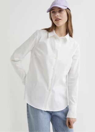 Біла трендова сорочка🔥