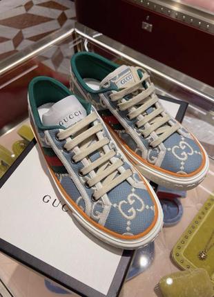 Кеды Tennis в стиле gucci