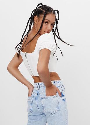 Корсет кожаный bershka3 фото