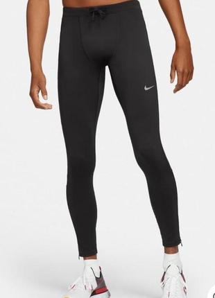 Мужские тайтсы лосины nike df essential tights 644256-0111 фото