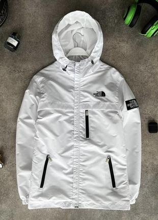 Ветровка the north face tnf черная, серая, белая куртка тн7 фото