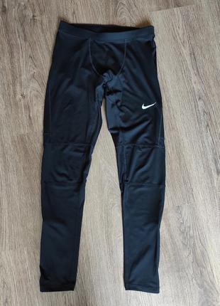 Мужские тайтсы лосины nike df essential tights 644256-0112 фото