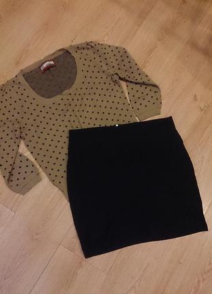 Кофта в горошок