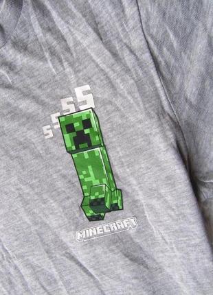 Хлопковая футболка майнкрафт minecraft george2 фото