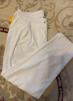 Белые брюки h&amp;m1 фото
