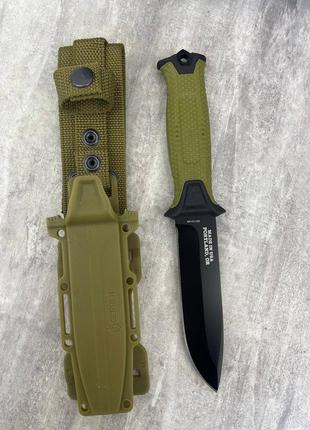 Нож тактический gerber, армейский с чехлом, нож для всу8 фото