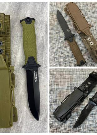 Нож тактический gerber, армейский с чехлом, нож для всу1 фото
