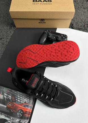 Мужские кроссовки baas run 9000l black red
дск1613