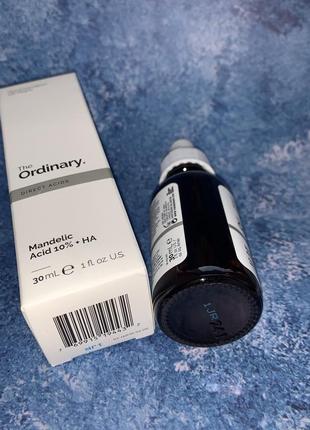 The ordinary mandelic acid 10% + ha легкий пилинг с миндальной кислотой3 фото