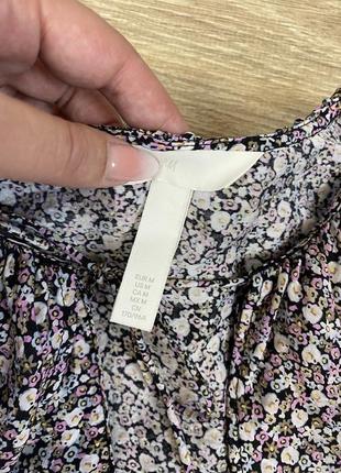H&m шикарна блуза з обʼємним рукавом і трендовим  коміром6 фото