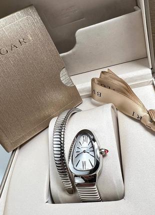 Часы наручные женские брендовые в стиле bvlgari змея5 фото