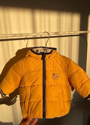 Куртка (шерпа) c&a двухсторонняя детская (теплая)1 фото