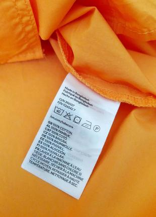 Рубашка поплиновая хлопковая h&amp;m оранж9 фото