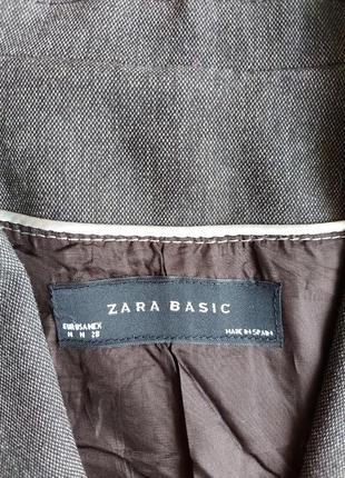 Пиджак, жакет базовый на одну пуговицу zara basic, p. m4 фото