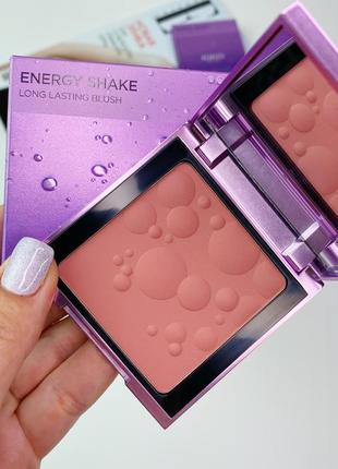 Рум‘яна kiko milano energy shake long lasting blush. матові рум’яна кіко мілано