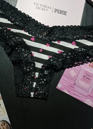 Акція від 3х шт бавовняні трусики чикстери м victoria's secret оригінал5 фото