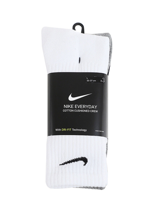 Шкарпетки nike unisex cushion crew training sock   (3 pair) 3 кольори.2 фото